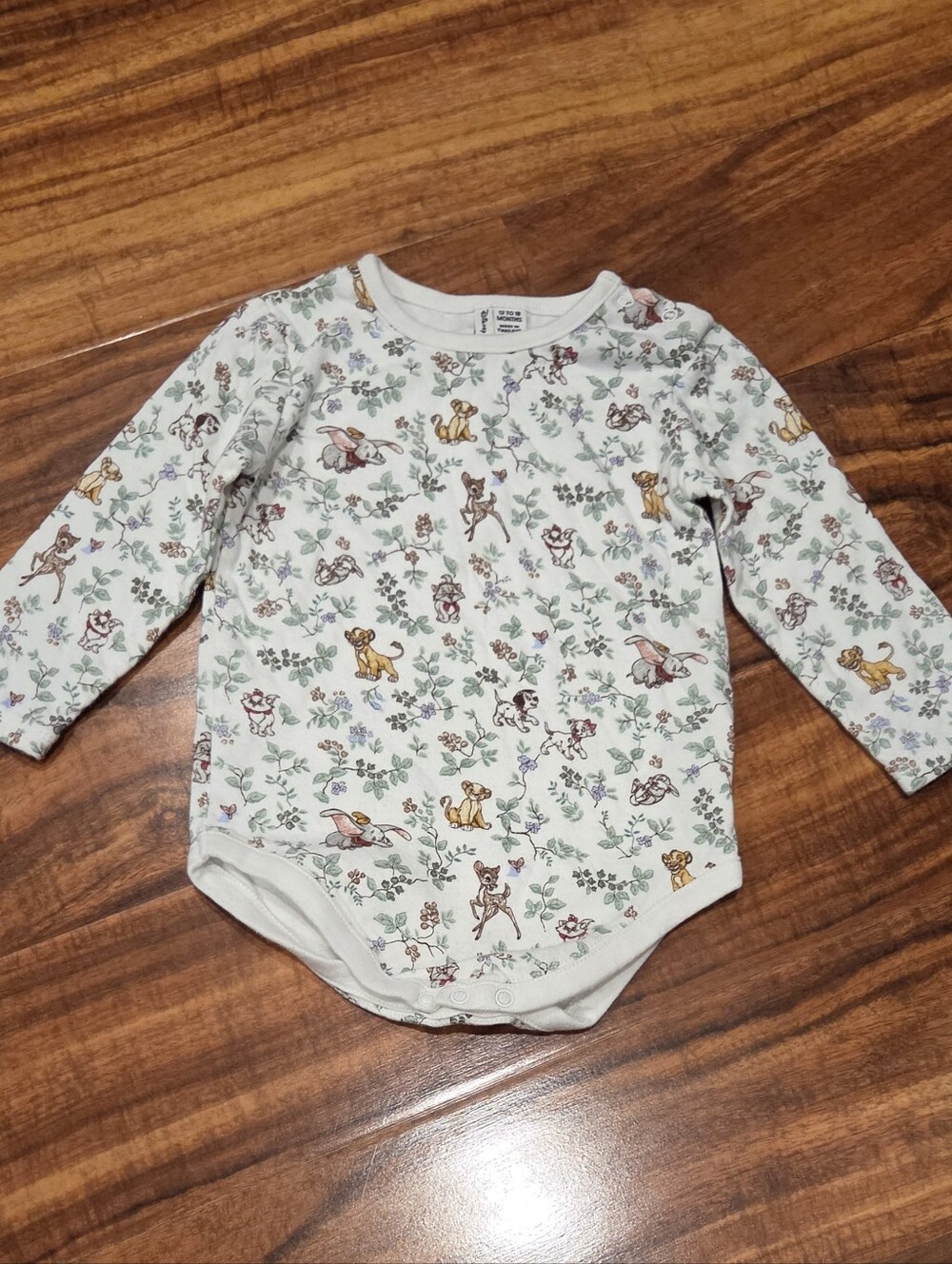 Janie and Jack x Disney EUC 12-18 Months Disney Character Bodysuit